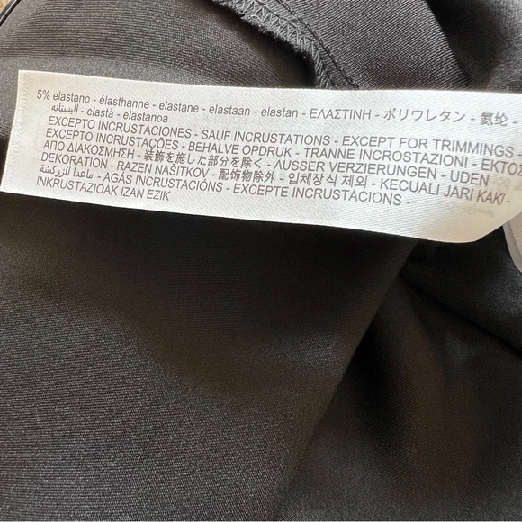 New! Zara Black Satin Contrast Sequin Maxi Slip Dress nwt 26138 - Picture 14 of 15